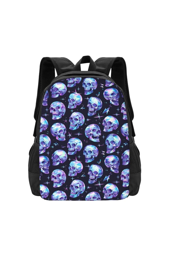 crystal Skull for Minimalist Backpack Large Capacity Backpack Travel Backpack For School