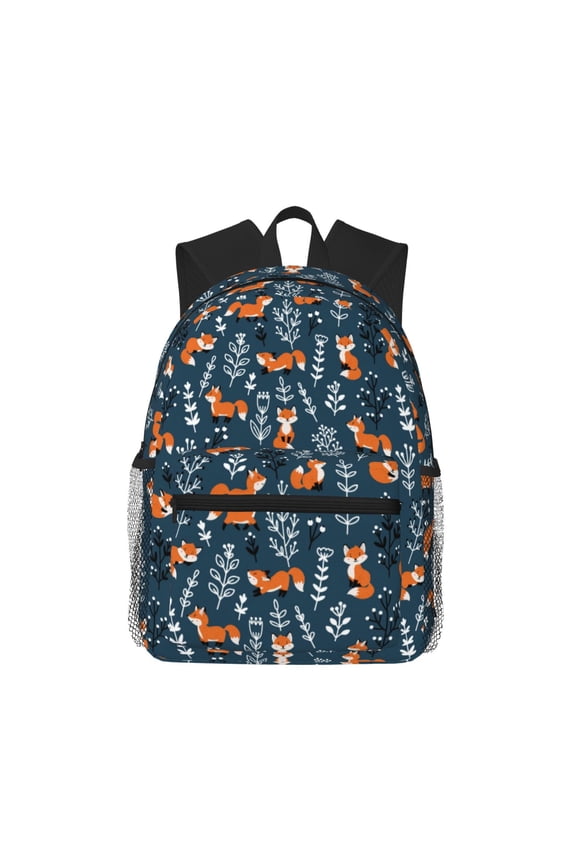 cute fall fox for Casual Backpack College Backpack Laptop Backpack for Women and Men College Workplace Travel