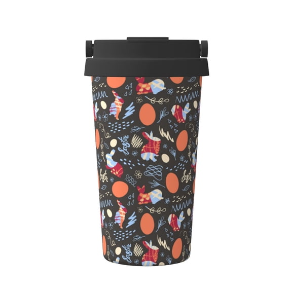 Hirioo doodles and Easter for Coffee Travel Mug Insulated Coffee Mug with Lid