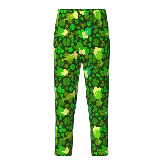 Hirioo leaves and glasses of bee for Teenagers' Pajama Pants Womens Lounge Pants with Pockets Pj Bottoms Pants for Men-XS(5-6)