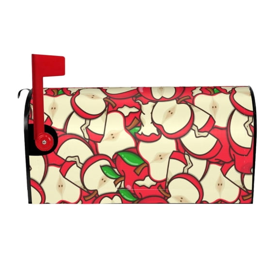 Hirioo red Fruit for Magnetic, Waterproof Mailbox Cover,Perfect for Fall, Winter, Spring, and Summer Outdoor Decor-21x18 in