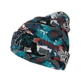 thumbnail image 1 of Hirioo snow board colorful for Men's Knit Cuffed Beanie for Outdoor Activities Unisex, 1 of 6