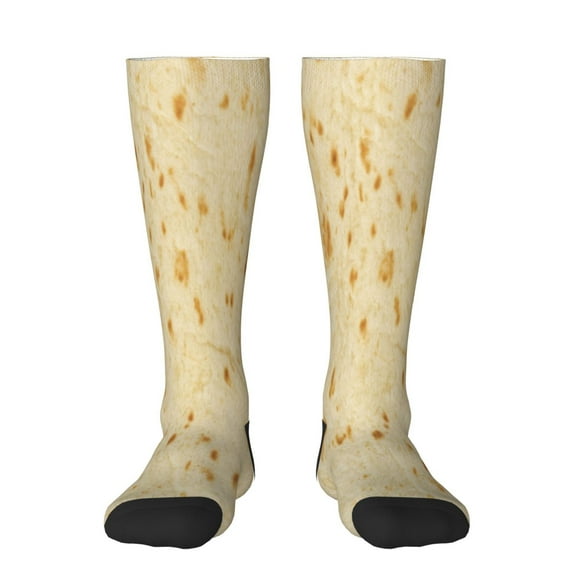 Hirioo tortilla for Adult Stockings Breathable Sock Non-Pilling,Contrasting Color Design