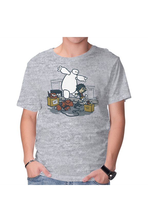 Hiro And Baymax Unisex T-Shirt Tee Sweatshirt Hoodie Tank Top