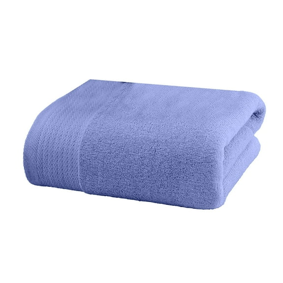 Hiroekza 100% Cotton Bath Towels Shower Towels - Luxury Extra Large Super Absorbent Bath Sheets for Adults, Hotel Collection, Perfect for Bathroom, Beach, Gym, and Dorm Room Essentials Blue