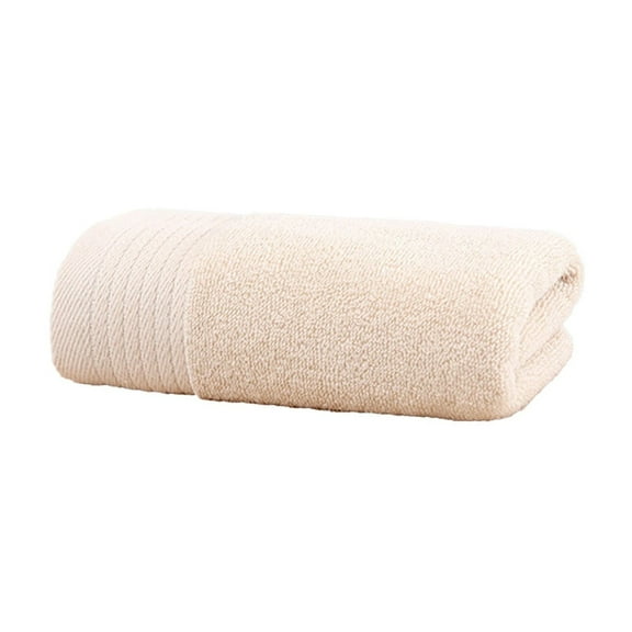 Hiroekza 100% Cotton Hand Towels for Bathroom Shower Towels - 75x35cm Soft Absorbent Towel, Dough Twists Cover, Household Daily Use, Face Towels for Washing Face, Shower Towels, Medium Size Khaki