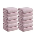 thumbnail image 1 of Hiroekza 12Pcs 100% Cotton Hand Towels Set for Bathroom Face & Shower Towels - Skin-friendly, Soft, Absorbent for Gym & Spa Use, Hand Towels Bulk Pack Pink, 1 of 5
