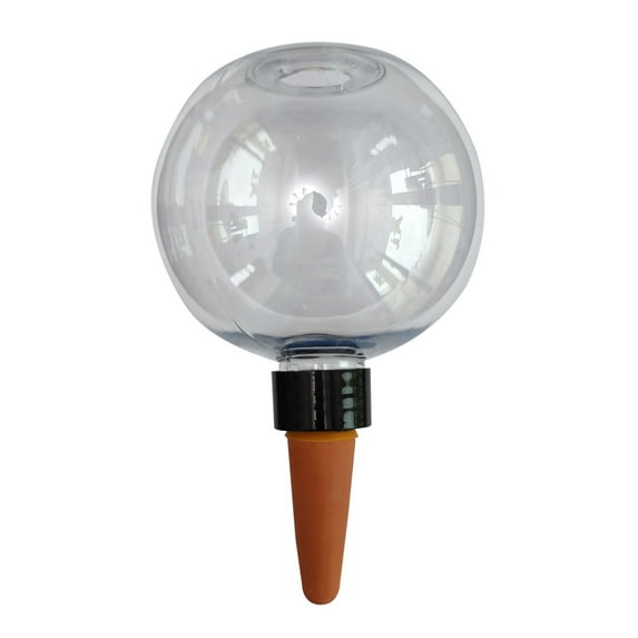 Hiroekza 2 Pcs Self Watering Planter Drip Automatic Watering Bulbs for Vacation Plant Care 500mL, Water Conservation Device with Spherical Design, Easy Use for Lazy Gardeners, Succulent Dripper