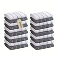 thumbnail image 1 of Hiroekza 20-Pack 100% Cotton Washcloths Set - Skin-friendly, Super Soft, Highly Absorbent Yarn Cotton Dishcloths for Kitchen, Bathroom & Face Washing Wash Rags for Body Gray, 1 of 6