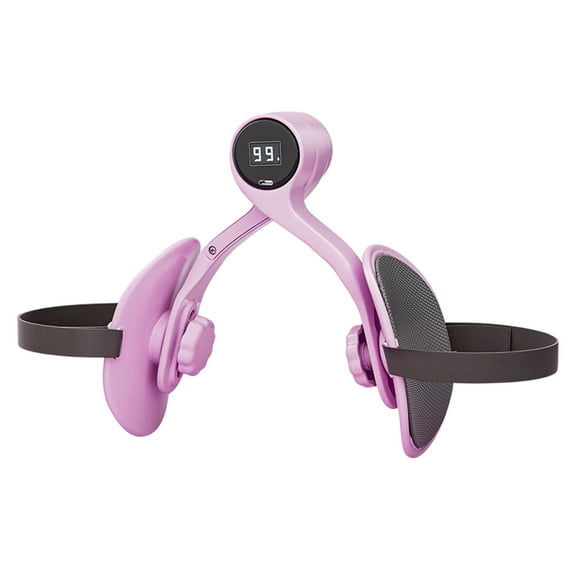 Hiroekza 2025 Upgraded LED Thigh & Pelvic Floor Trainer with Digital Display Postpartum Recovery Fitness– Core Strength Enhancer Exercise for Home Workouts Purple