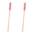 thumbnail image 1 of Hiroekza 2Pcs Toe Cleaning Brush with Long Handle - Foot Cleaning Brushes - Foot Toe Scrubber for Dead Skin & Keratin Removal - Toe Gap Cleaning Brush for Travel & Daily Use Pink, 1 of 8