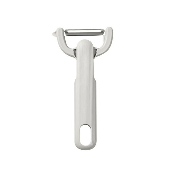 Hiroekza 3-in-1 Rotating Peeler with Bottle Opener - Y-shaped Effortless Vegetable Potato Fruit Peeler, Ergonomic Grip, Stainless Steel Blades Yellow