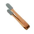 thumbnail image 1 of Hiroekza 304 Stainless Steel Food Tongs with Thickened Silicone Tips - Precision Kitchen Tweezer for Desserts, Charcuterie, BBQ, Ice Cubes & Appetizers Rose Gold, 1 of 6