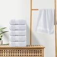 thumbnail image 1 of Hiroekza 5 Pack Microfiber Wash Cloth, 29"x13" Inch Highly Absorbent and Soft Feel Fingertip Towels, Machine Washable Washcloths for Bathroom, Gym, Hotel, Spa and Kitchen, Multicolor, 1 of 7