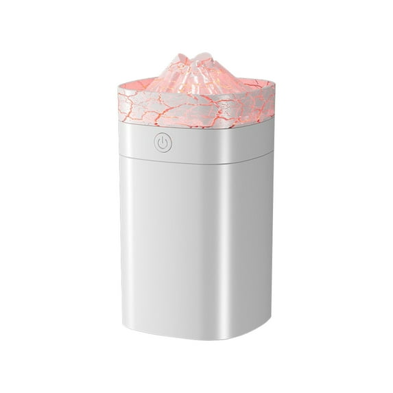 Hiroekza Air Humidifier, Colorful Crackle Volcano Humidifier for Bedroom Small Super Fogs Mist Spray Humidifier