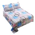 thumbnail image 1 of Hiroekza All-Season Twin Size 3-Piece Bed Sheet, Microfiber Bedding Set - Soft, Breathable, Shrinkage & Fade Resistant Gray, 1 of 3