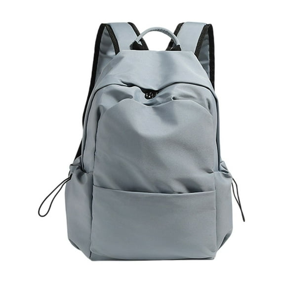 Hiroekza Backpack for Women and Men - Large Capacity Nylon School Bag for Students, Travel Backpack with Adjustable Straps, Waterproof Lightweight Design for Daily Use and Outdoor Activities Blue