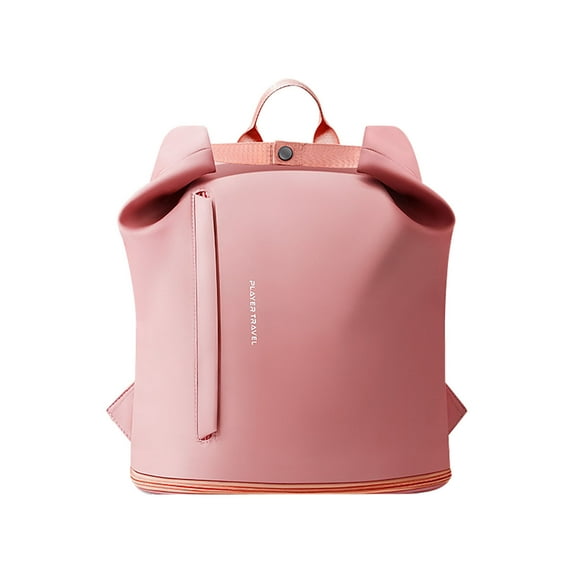 Hiroekza Backpack for Women Waterproof Lightweight Beach Bag with Wet Dry Compartments for Swimsuit and Shoe, 13.38x7.08x17.71 inches, Ideal for Swimming Fitness Outdoor Activities Pink