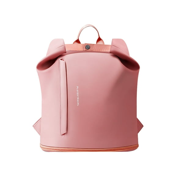 Hiroekza Backpack for Women Waterproof Lightweight Beach Bag with Wet Dry Compartments for Swimsuit and Shoe, 13.38x7.08x17.71 inches, Ideal for Swimming Fitness Outdoor Activities Pink