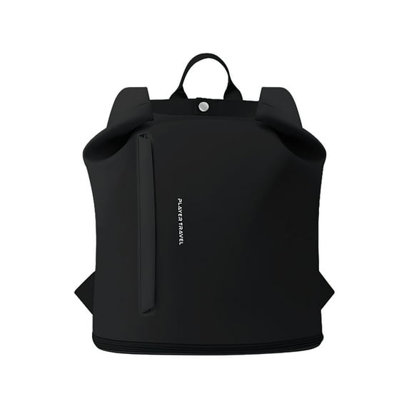Hiroekza Backpack for Women Waterproof Lightweight Beach Bag with Wet Dry Compartments for Swimsuit and Shoe, 13.38x7.08x17.71 inches, Ideal for Swimming Fitness Outdoor Activities Black