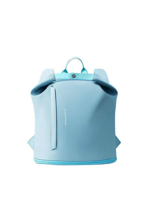 Backpack for Women Waterproof Lightweight Beach Bag with Wet Dry Compartments for Swimsuit and Shoe, 13.38x7.08x17.71 inches, Ideal for Swimming Fitness Outdoor Activities Blue