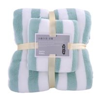 Hiroekza Bath Towel Set 2 PCS, Coral Velvet Absorbent Bath Towels for Adults, Face Towel   Bath Towel Set, Comfortable Bathroom Large Towel Set, Highly Absorbent Soft Towels for Bathroom Clearance