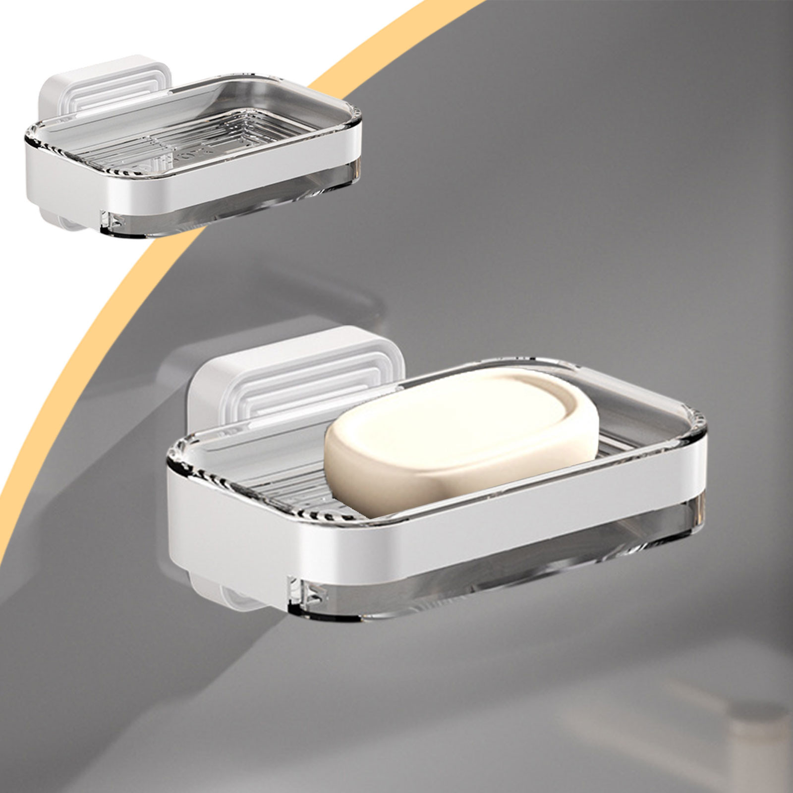 Hiroekza Bathroom Organizers And Storage, Soap Boxs Home Bathroom Soap ...