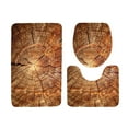 thumbnail image 1 of Hiroekza Bathroom Rug Set with Toilet Cover - 3 Piece Absorbent Non-Slip Mat Set Includes 1 Bathroom Rugs 1 Toilet Cover 1 U-Shaped Floor & Toilet Seat Mat Home Decor Polyester, 1 of 6