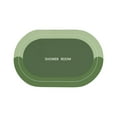 thumbnail image 1 of Hiroekza Bathroom Rugs Super Absorbent Non Slip Washable Bath Mat 40cmx60cm Quick Dry Anti Mold Modern for Bathroom Floor Tub Shower Rugs Green, 1 of 6