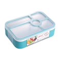 thumbnail image 1 of Hiroekza Bento Lunch Box Japanese Style Large Capacity Compartmentalized Microwave-Safe with Utensils for Women Mens Office Work Sealed Salad Container Blue, 1 of 6