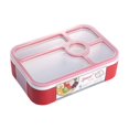 thumbnail image 1 of Hiroekza Bento Lunch Box Japanese Style Large Capacity Compartmentalized Microwave-Safe with Utensils for Women Mens Office Work Sealed Salad Container Red, 1 of 6