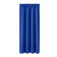 thumbnail image 1 of Hiroekza Blackout Curtains for Bedroom and Living Room - Scandinavian Solid Color Silk Curtains - Heat Insulation, Energy Saving, Room Darkening, Boho Style, Easy Installation 72 x 38 Inch Blue, 1 of 4