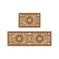 thumbnail image 1 of Hiroekza Boho Style Non-Slip Kitchen Mat Set of 2 PCS – Absorbent, Stain-Resistant & Fatigue-Relieving Kitchen Rugs for Sink & Stove Areas Floor, 1 of 6