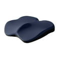 thumbnail image 1 of Hiroekza Car Seat Cushion Car Height Increasing Seat Cushion Drivers Seat Thickening Pad Pad Sole Butt Pad Small Lumbar Support for Car Use, 1 of 8