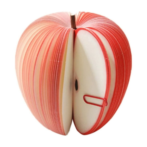 Hiroekza Christmas Apple Sticky Notes DIY Festive Kitchen Notes, Multicolor Paper 9.5x5cm, 1Pcs - Unique Gift for Holiday Decorations & Reminders