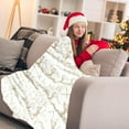 thumbnail image 1 of Hiroekza Christmas Decorations, Christmas Blanket Bow Throws Sofa Breathable Fuzzy Blanket Machines Washable Holiday Blankets Bow Warm Throw Blankets Winter Blankets, 1 of 8