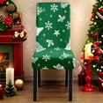 thumbnail image 1 of Hiroekza Christmas Decorations Christmas Dining Room Chair Covers Stretch Chair Slipcovers Protector Washable Kitchen Chair Cover for Dining Room Christmas Decor Holiday Party Chair Cover, 1 of 5
