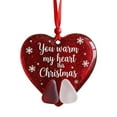 thumbnail image 1 of Hiroekza Christmas Decorations, Friendship and Joys Sea Glass Ornaments Christmas Gifts for Kids, 1 of 6