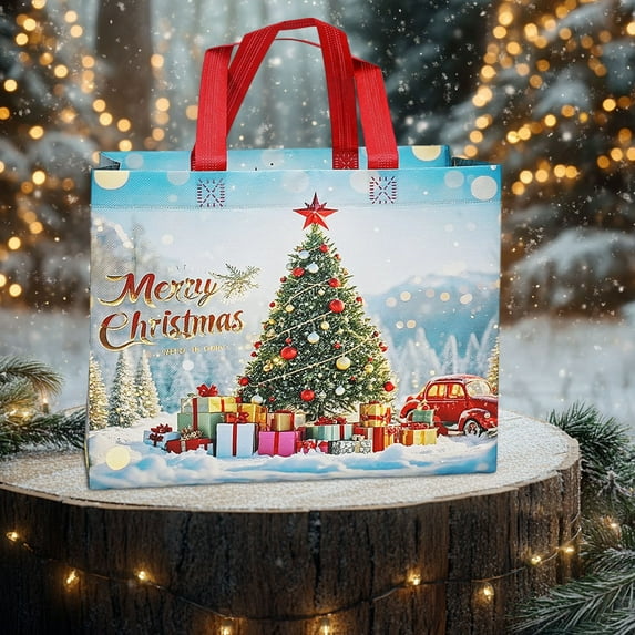 Hiroekza Christmas Decorations, Non-woven Christmas Gift Bags Christmas Gifts for Kids
