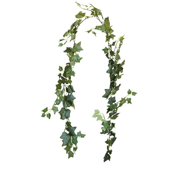 Hiroekza Christmas Greenery Artificial Plants Indoor Simulation Rattan 1.8m Ivy Simulation Plant Window Wall Simulation Plant Green Rattan Home Decor
