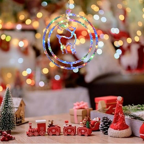 Hiroekza Christmas Lights Indoor, Christmas Led Light String Christmas Scene Arrangement Decoration