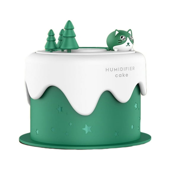 Hiroekza Christmas Trees Portable Humidifier, Small Cool Mist Humidifier, Spray For 10 Hours USB Desktop Humidifier For Bedroom Office Home, Gift Auto Shut-Off,Gift