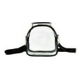 thumbnail image 1 of Hiroekza Clear Backpack Transparent One Shoulder Crossbody Bag Ins Trend Minimalist Pain Bag Mini Handheld Jelly Small Bag PVC Women's Bag Crossbody Bag for women, 1 of 1
