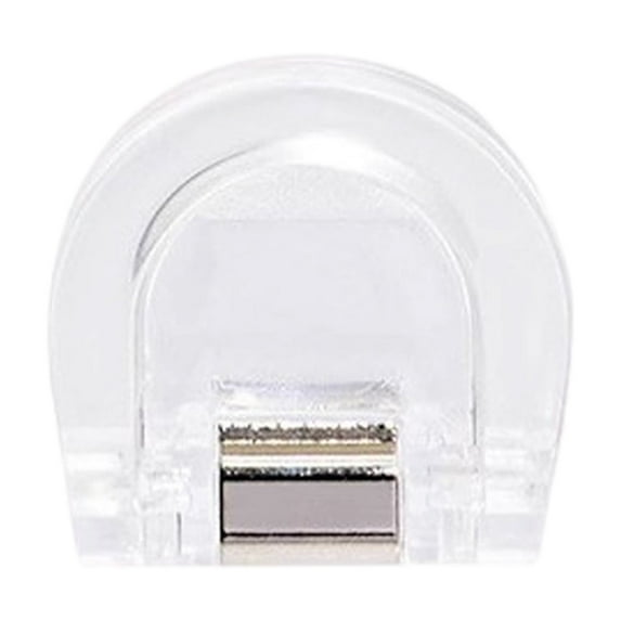 Hiroekza Clear Binder Clips Long Tail Document Clips Plastic Stationery Clamps 2.8x2.6x1cm Multi-Color for Receipts Snack Bags A4 Papers Organizer