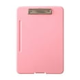 thumbnail image 1 of Hiroekza Clipboards with Storage 13.38x9.44x1.18in Heavy Duty Plastic Nursing Clipboard Folder with Pen Holder for School & Office Supplies Pink, 1 of 7