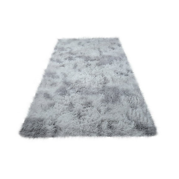 Hiroekza Cloud Comfort Runner Rug Scandinavian Style Area Rugs for Bedroom Living Room 63x20in - Super Soft Suede Polyester Skin Friendly Non-Slip Washable Runner Rug Bedside Decor Gray