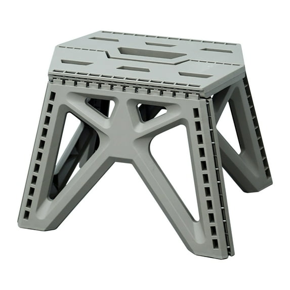 Hiroekza Collapsible Step Stool, 300lb Capacity Capming Chairs, Portable Collapsible Stool Chair for Outdoor, Camp, Fishing, Bathroom