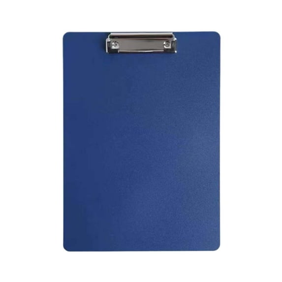 Hiroekza Colorful Clip Boards with Metal Clip Nurse Clipboard - A5 Thickened Plastic Writing Board for School & Office Supplies 1pc Ideal for Students, Teachers, Nurses, and Contractors Dark Blue