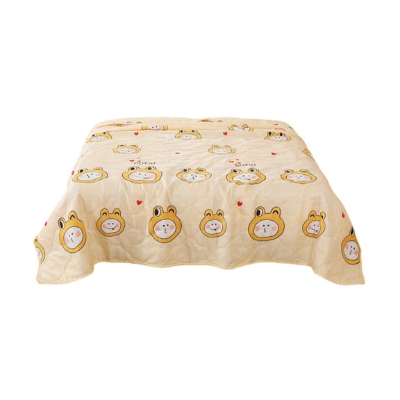 Hiroekza Cotton Ultimate Throw Cooling Blanket for Hot Sleepers Air-conditioning Quilt Summer Quilt Lightweight Cooling Comforter Gifts for Parent, Students for Bedroom Office Dormitory