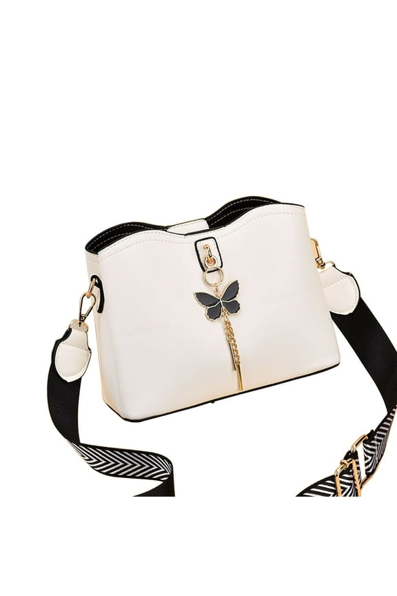 Crossbody Bags for Women Soft Washed Leather Shoulder Bag Multi-Zip Spacious Large Capacity Handbag for Daily Use Travel Work Shopping 9x7.1x4.3in White